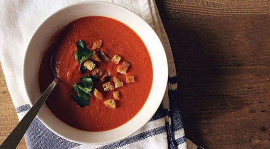 A Suitcase Full of Recipes & Tomato Soup