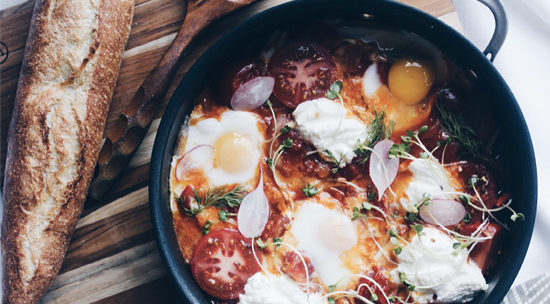 Baked Eggs in Spicy Tomato Sauce