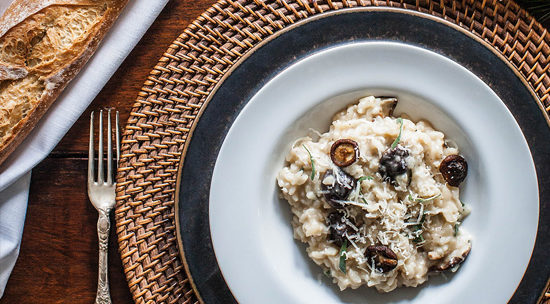 Mushroom and Sage Risotto