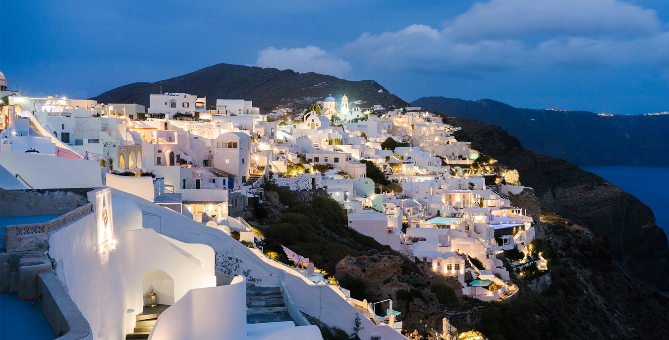 Vibrant Santorini